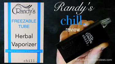 Randy's Chill Freezable Tube Herbal Vaporizer Review